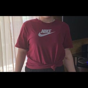 This red Nike shirt thats beautiful for the summer